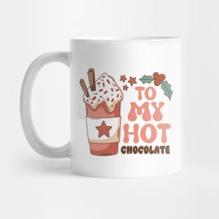 Retro Hot Chocolate Gifts, Winter Season To My Hot Cocoa Mug